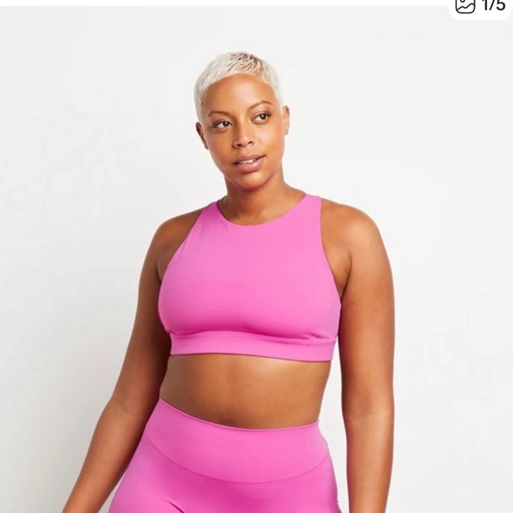 stori by Katy Hearn strappy endurance sports bra. Pink. Size‎ 12